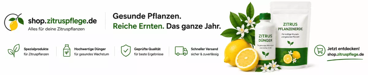 Pflegeprodukte für Zitronenpflanzen