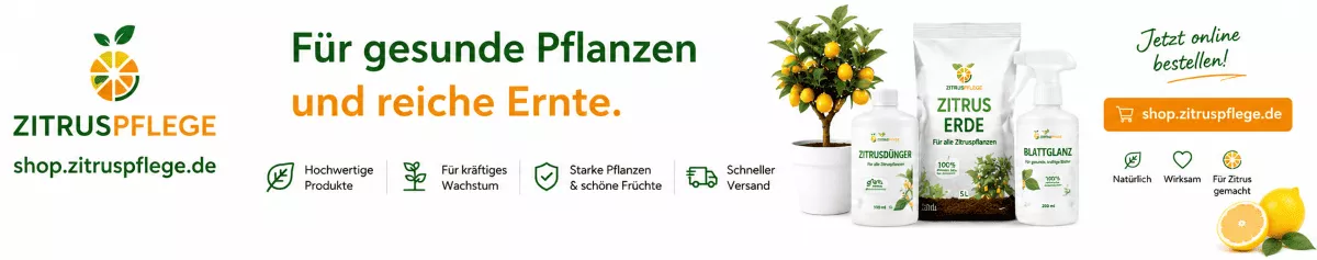 Hochwertige Zitrusprodukte für die Pflanzenpflege