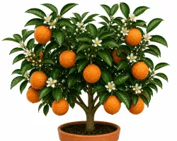 Bitterorange Citrus aurantium Pflanze