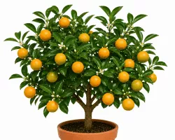 Calamondin Citrus × microcarpa Pflanze