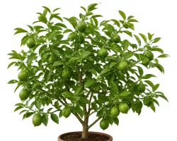 Limettenbaum Citrus aurantiifolia Pflanze