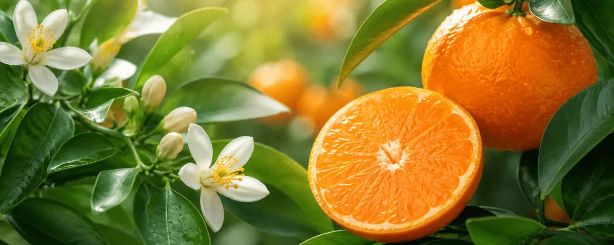 Mandarinenbaum Frucht