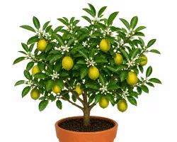 Rangpur-Limette Citrus limonia Pflanze