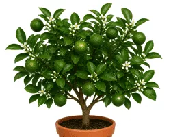 Sudachi Citrus sudachi Pflanze