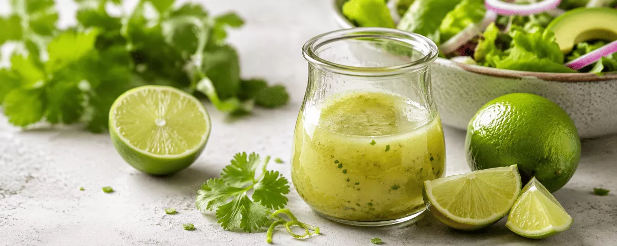 Limetten-Dressing selber machen