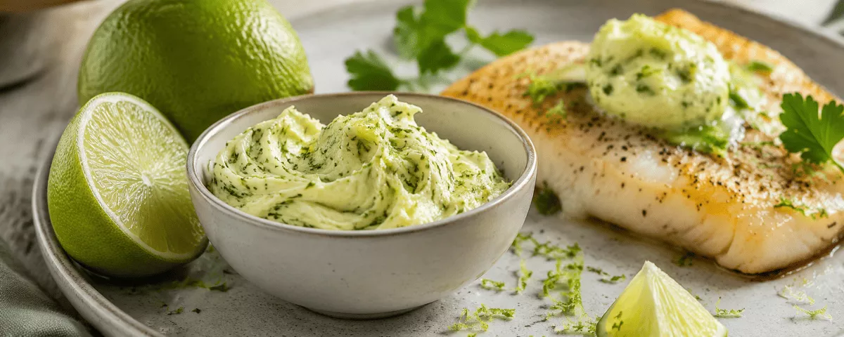 Limettenbutter für Fischgerichte