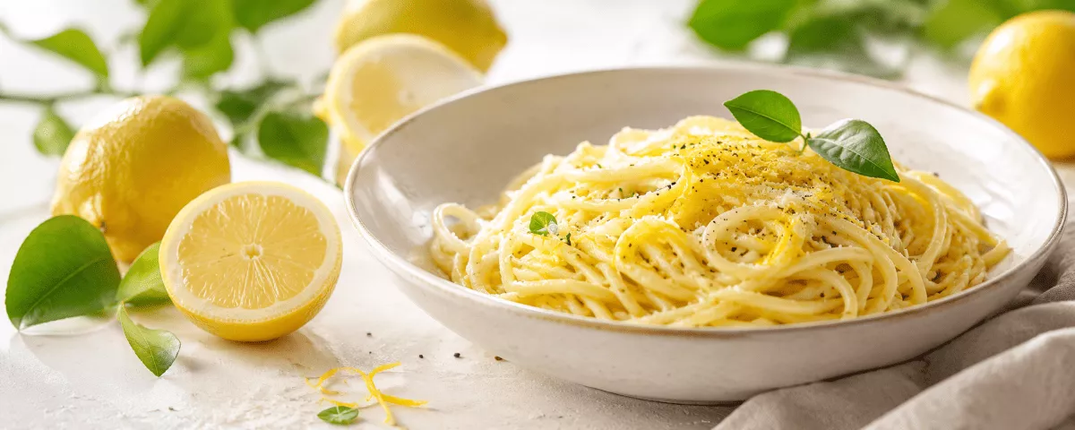 Italienisches Rezept mit frischen Zitronen