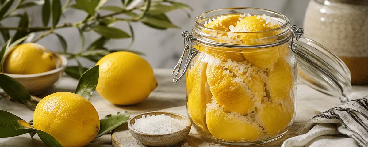 Traditionelles Rezept für orientalische Zitronenspezialitäten