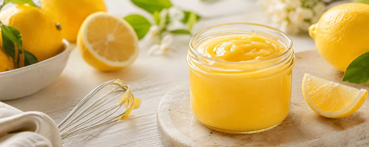 Cremige Zitronencreme mit frischen Bio-Zitronen