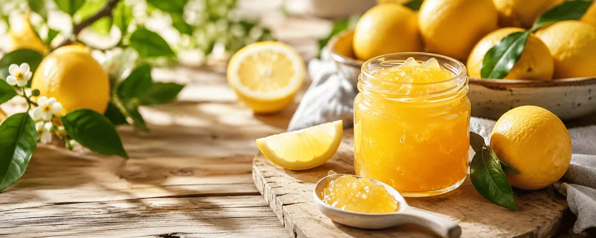 Zitronenmarmelade mit frischen Zitronen selber machen