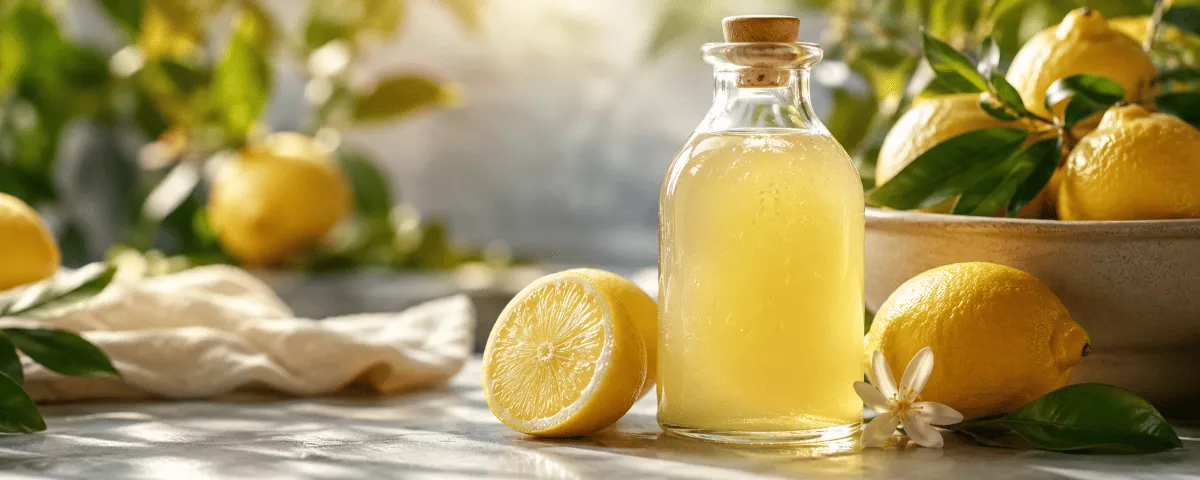 Zitronensirup mit frischen Bio-Zitronen selber machen